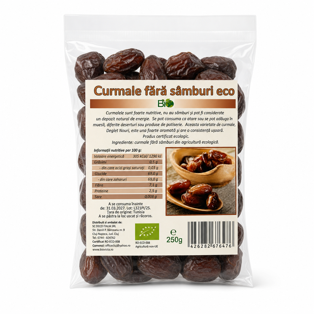curmale fara samburi, bio 200g curmale fara samburi, bio 200g